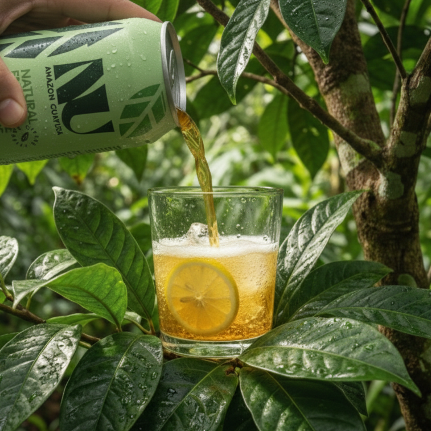 Citrus Sunrise: Natural Energy Drink with Live Cultures